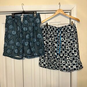 Two old navy swim trunks size L